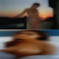Bottomless woman